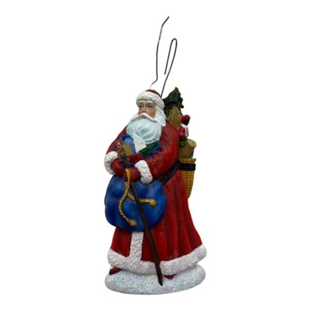 Pipka French Father Christmas Ornament Stories of Christmas Red Blue Excellent
